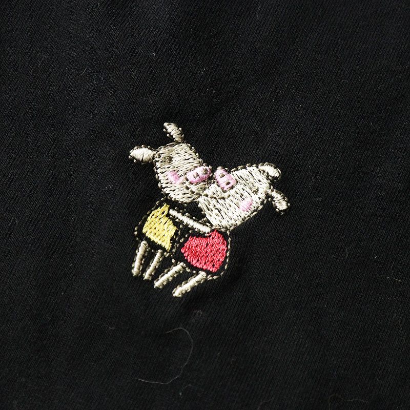 アルベロベロ オレボレブラ ALBEROBELLO OLLEBOREBLA ぶたさん刺繍