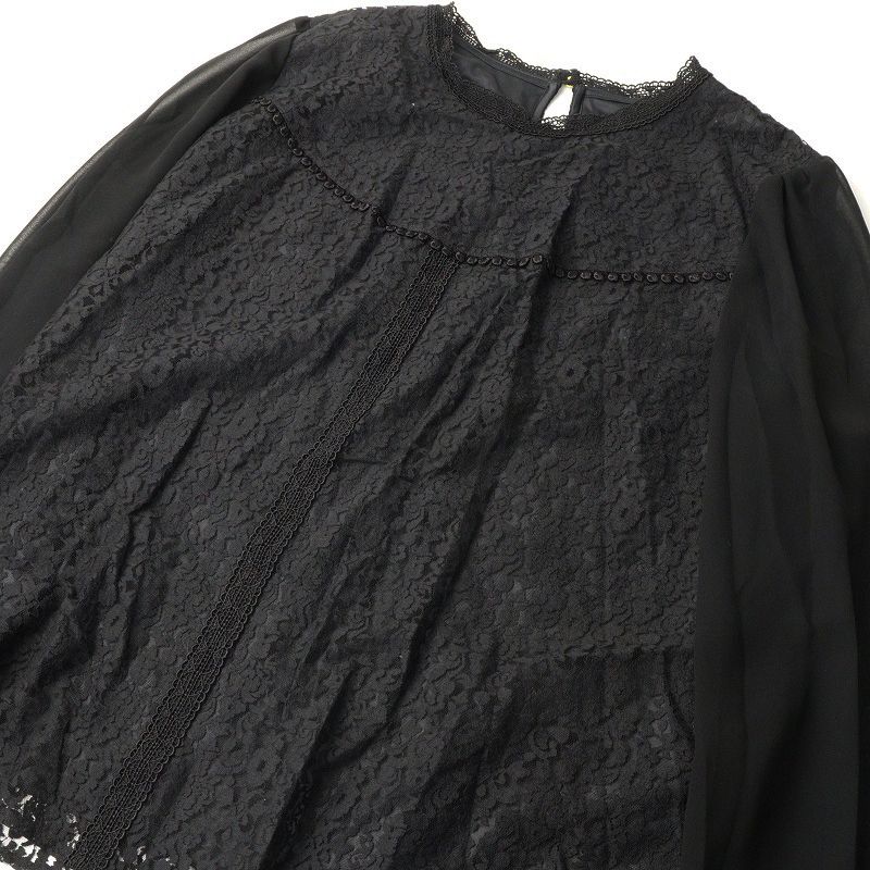 大きいサイズ ローズティアラ Rose Tiara レース シアー フリル