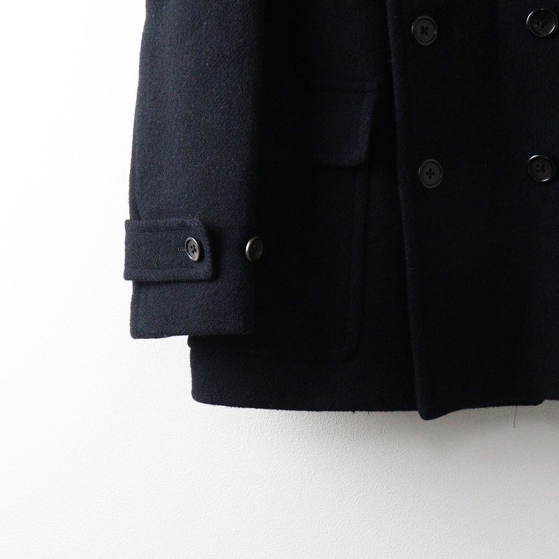 マーガレットハウエル MARGARET HOWELL ウールPコート 2＼ブラック