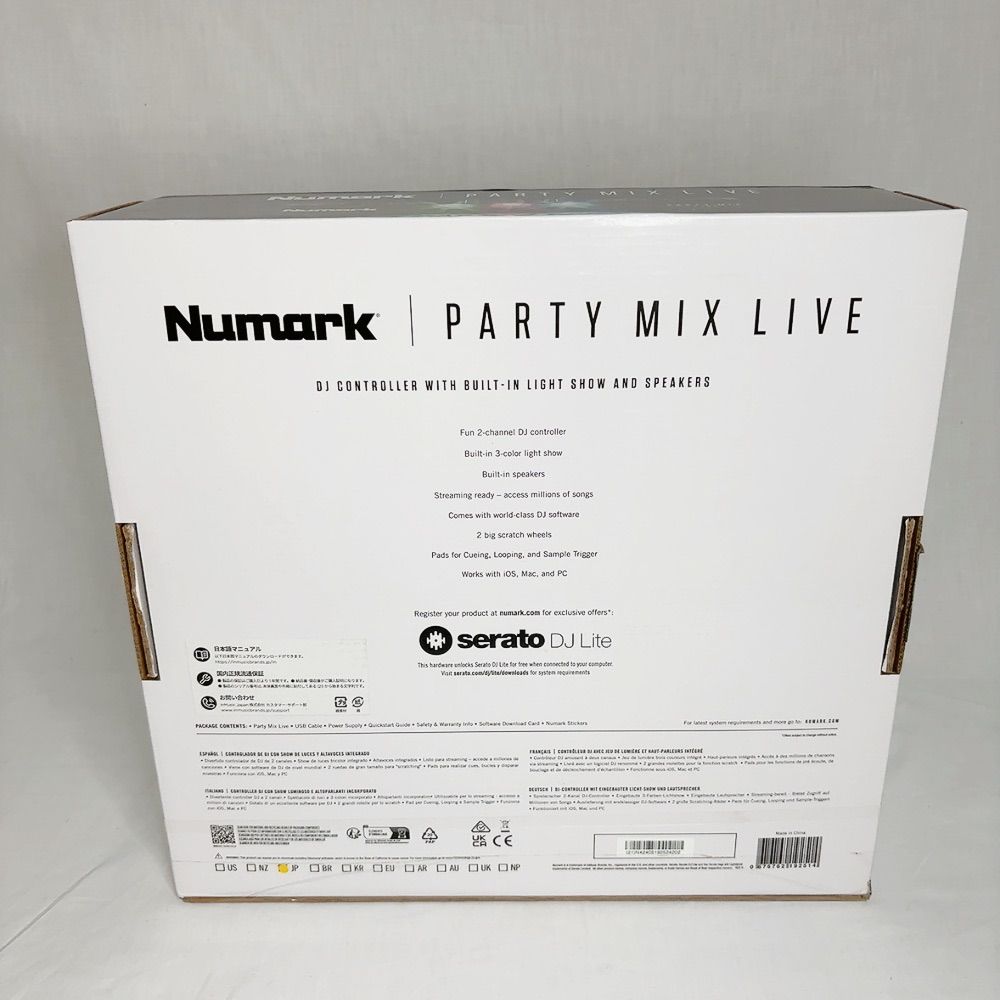 新品未開封】Numark Party Mix Live スピーカー内蔵Numark Party Mix
