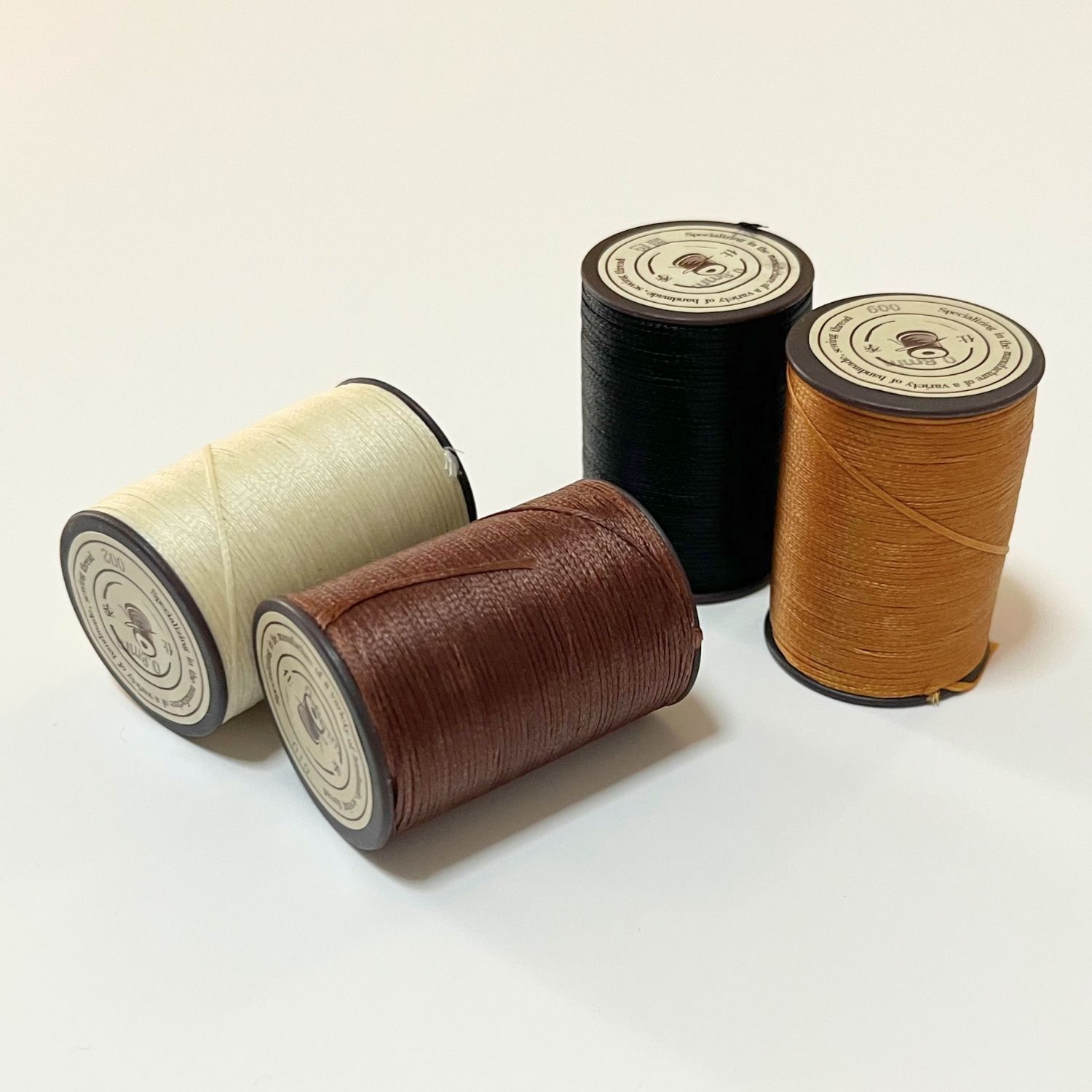 組み合わせ自由な4本セット レザークラフト 手縫糸 100m 糸 haoa