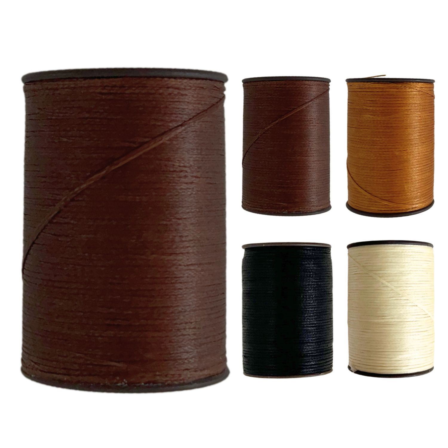 組み合わせ自由な4本セット レザークラフト 手縫糸 100m 糸 haoa