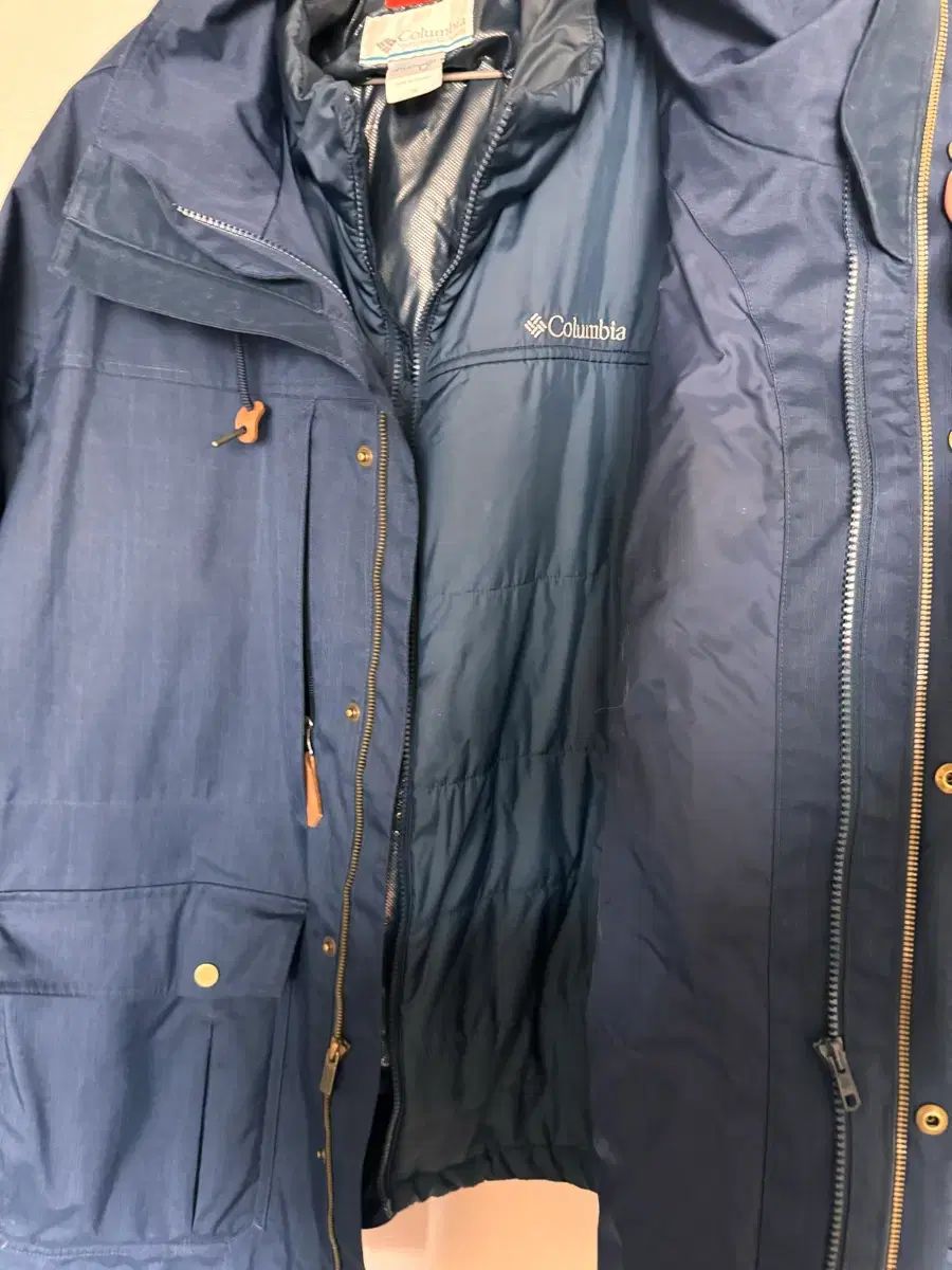 コロンビア 3 in 1 インターチェンジ ジャケット ネイビー XL