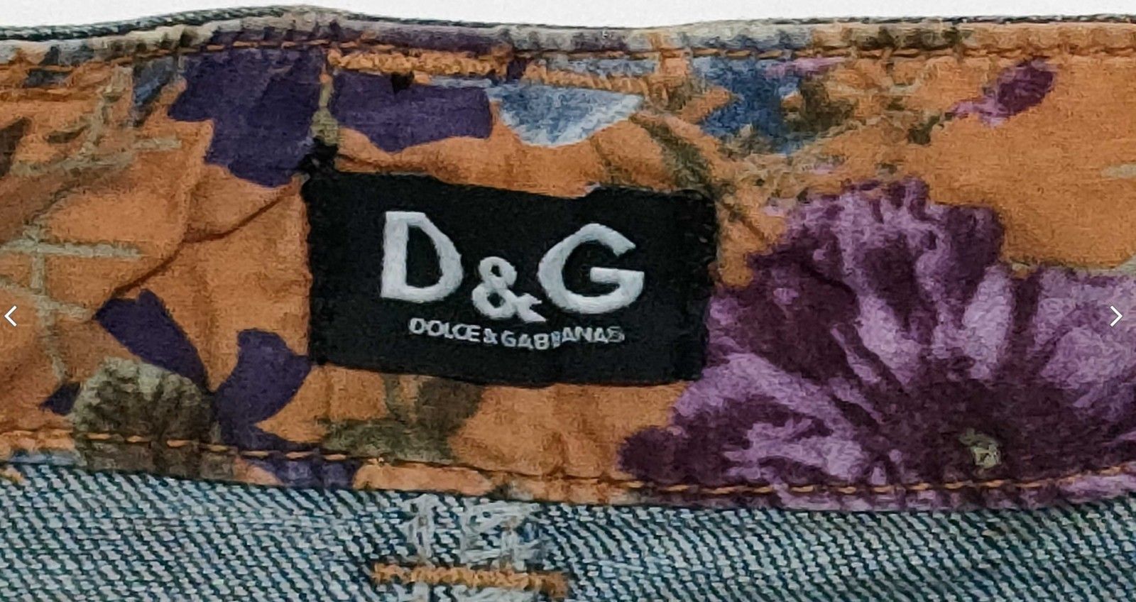 DOLCE&GABBANA D&G デニムスカート 24/38 ミニスカート イタリア製