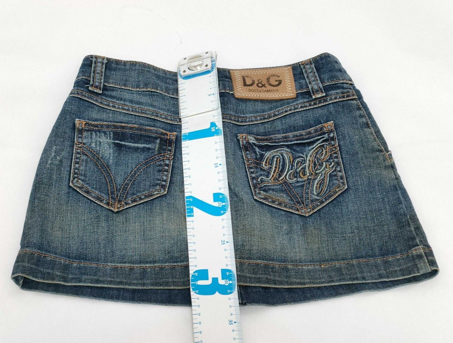 DOLCE&GABBANA D&G デニムスカート 24/38 ミニスカート イタリア製