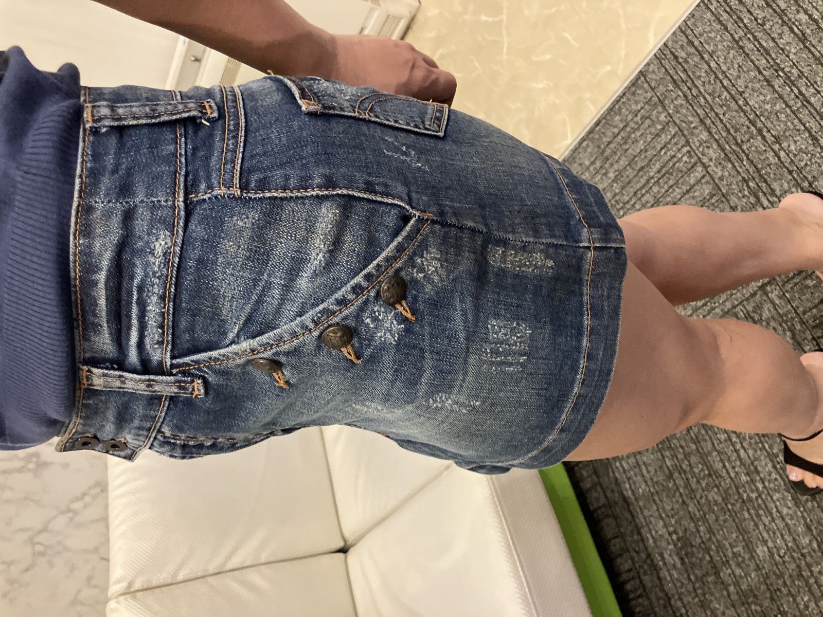 DOLCE&GABBANA D&G デニムスカート 24/38 ミニスカート イタリア製