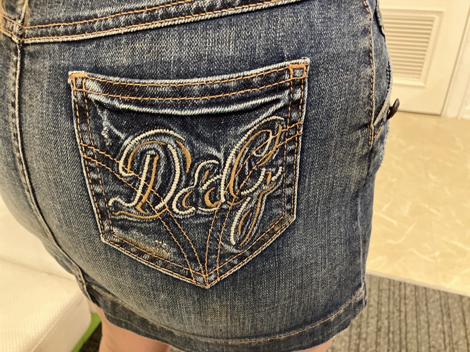 DOLCE&GABBANA D&G デニムスカート 24/38 ミニスカート イタリア製