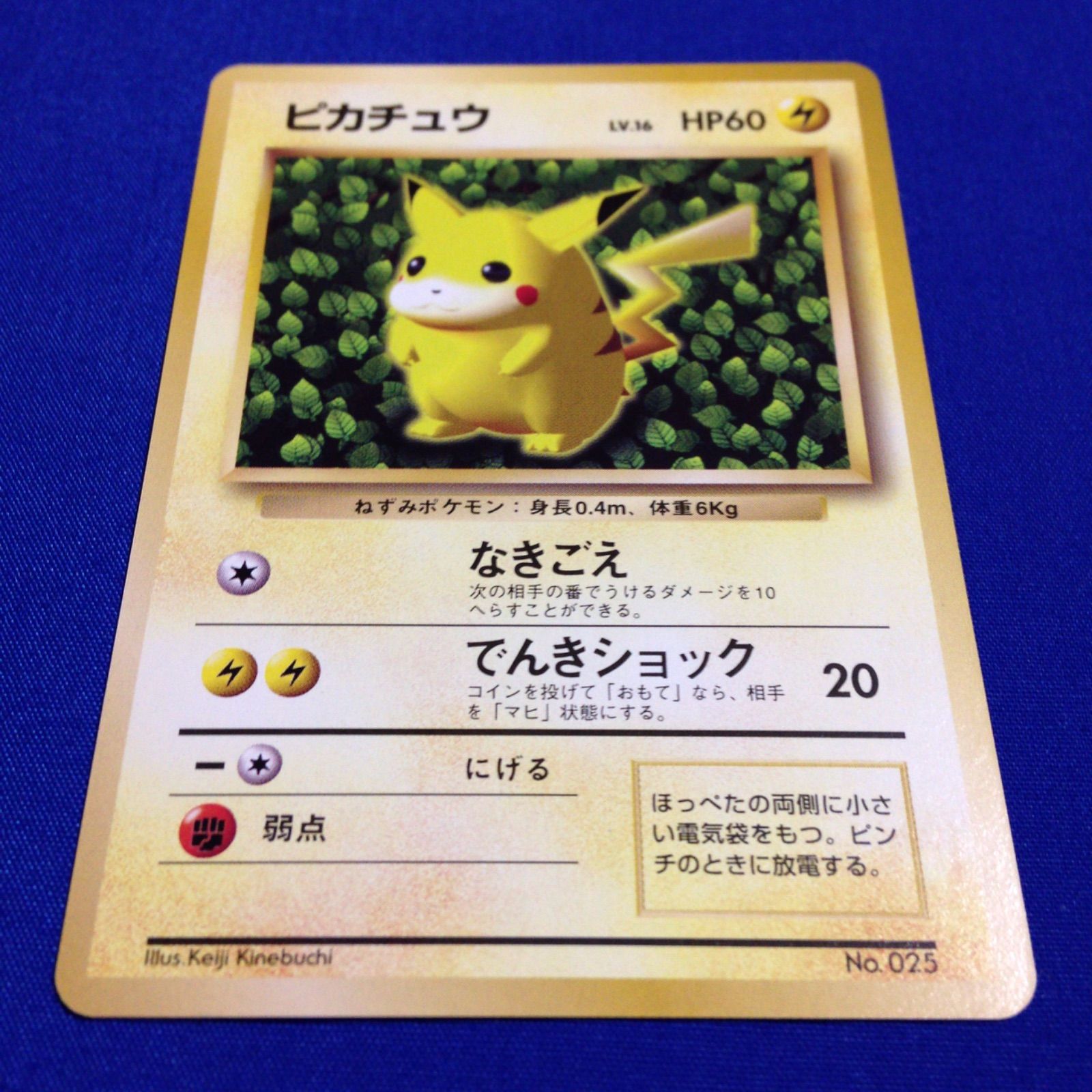 ピカチュウ 光沢なし 旧裏 ポケカ ポケモンカード すぐわかるポケモン