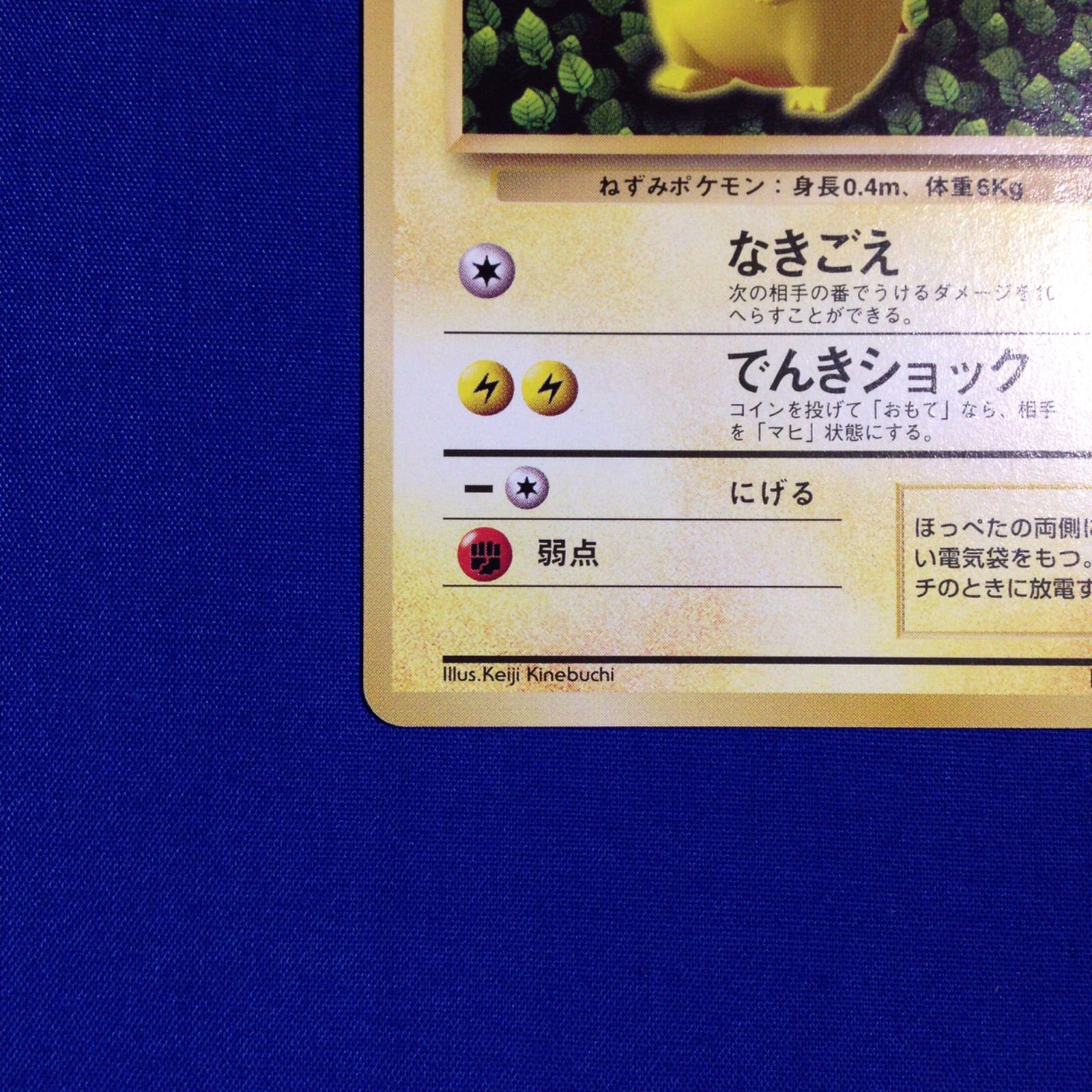 ピカチュウ 光沢なし 旧裏 ポケカ ポケモンカード すぐわかるポケモン