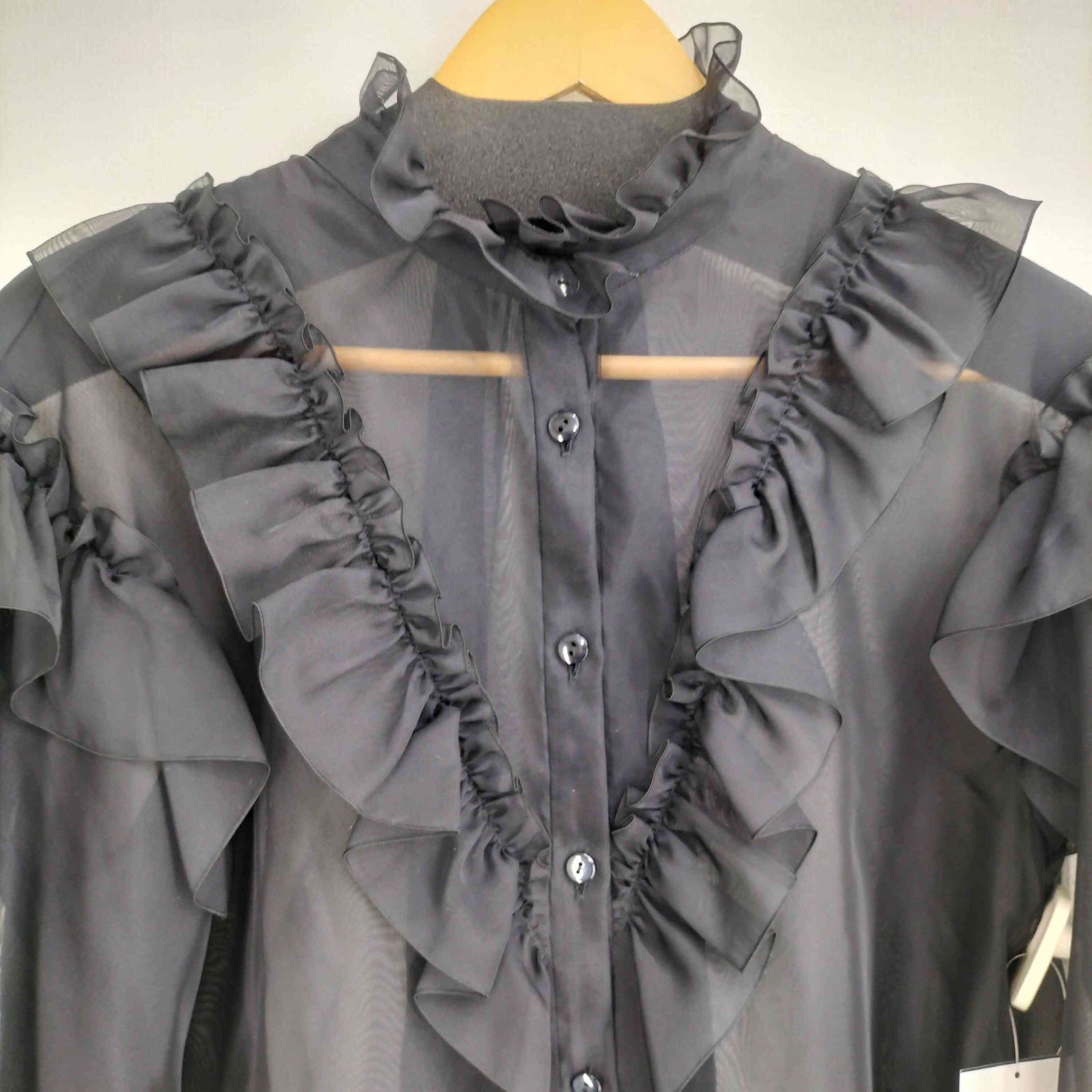 新品タグ付✨希少 ロイスクレヨン ロイヤルプレートブラウス フリル 総