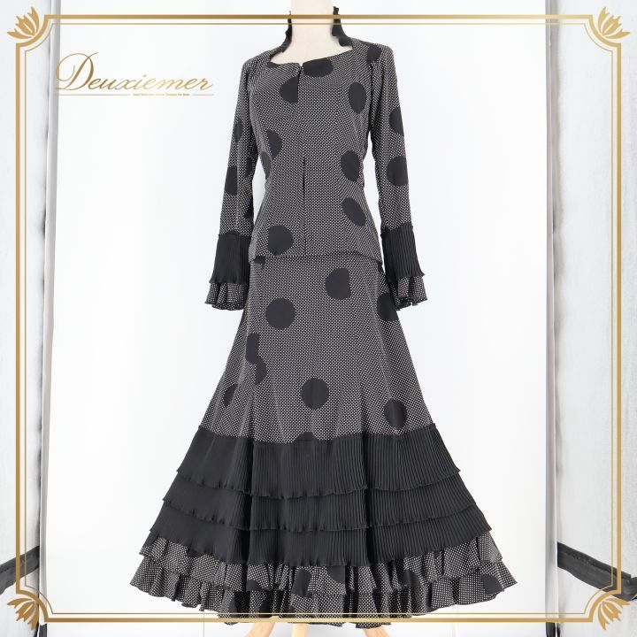 フラメンコ衣装＊マンサニージャ＊ロペス　デ　サントス＊美品 フラメンコ 衣装 マンサニージャ LOPEZ DE SANTOS ロペスデサントス