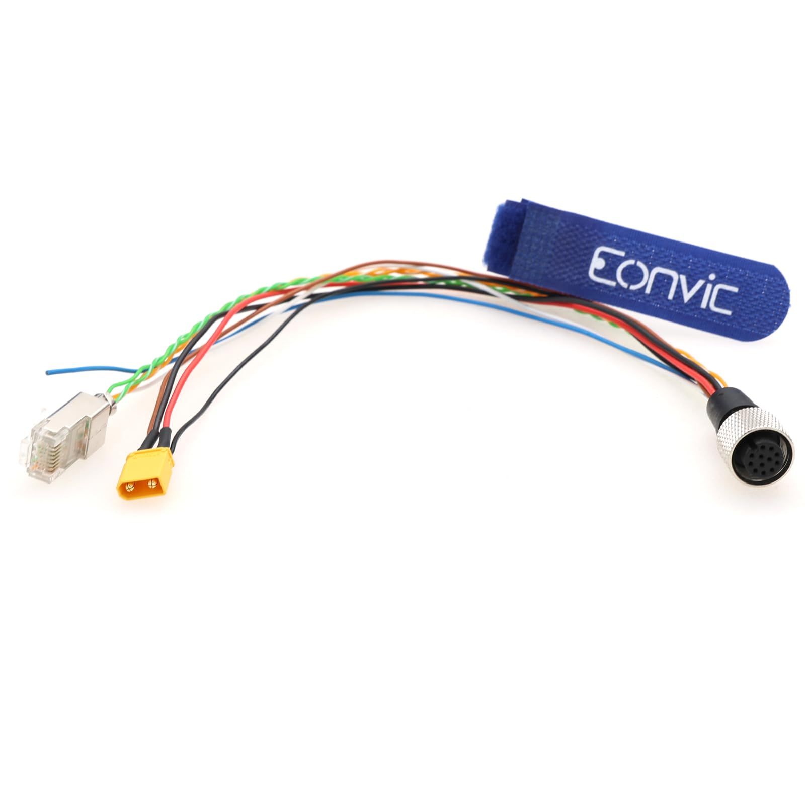 新品 Eonvic Aviation Plug M12 12ピン メス - RJ45+XT30+ オープン 3ウェイ 電源信号およびデータ転送ケーブル  DJI Livox LiDAR Mid 360 Mid 70 1m - メルカリ Eonvic M12 4ピンDコードオス直角からRJ45メスストレート工業用ハイフレックスCat6シールド防水イーサネットケーブル