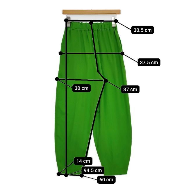 ENFOLD DRAPE TAPERED-TROUSERS 定価27500円 ドレープ ポリエステル