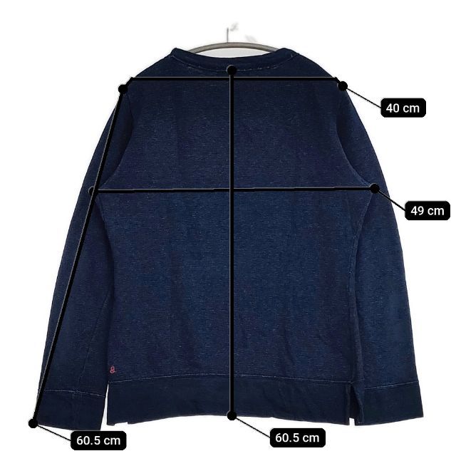 45R/45rpm インディゴ コットン トレーナー サイズ4 スウェット