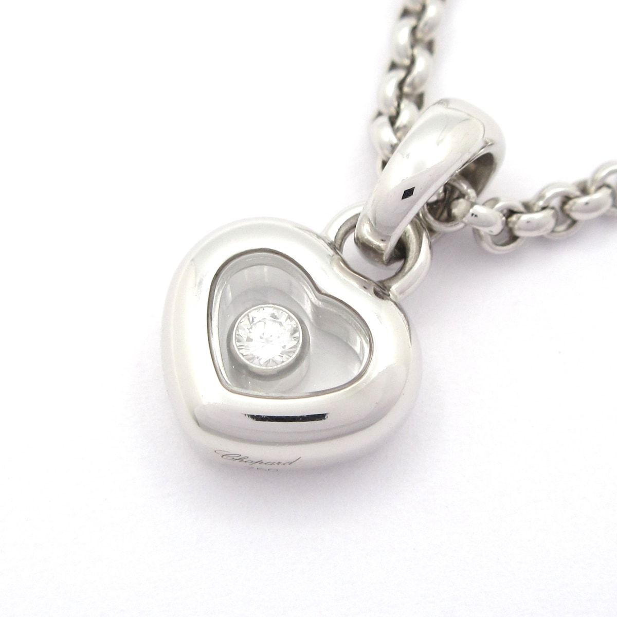Chopard(ショパール) ネックレス美品 ハッピーダイヤモンド アイコン 