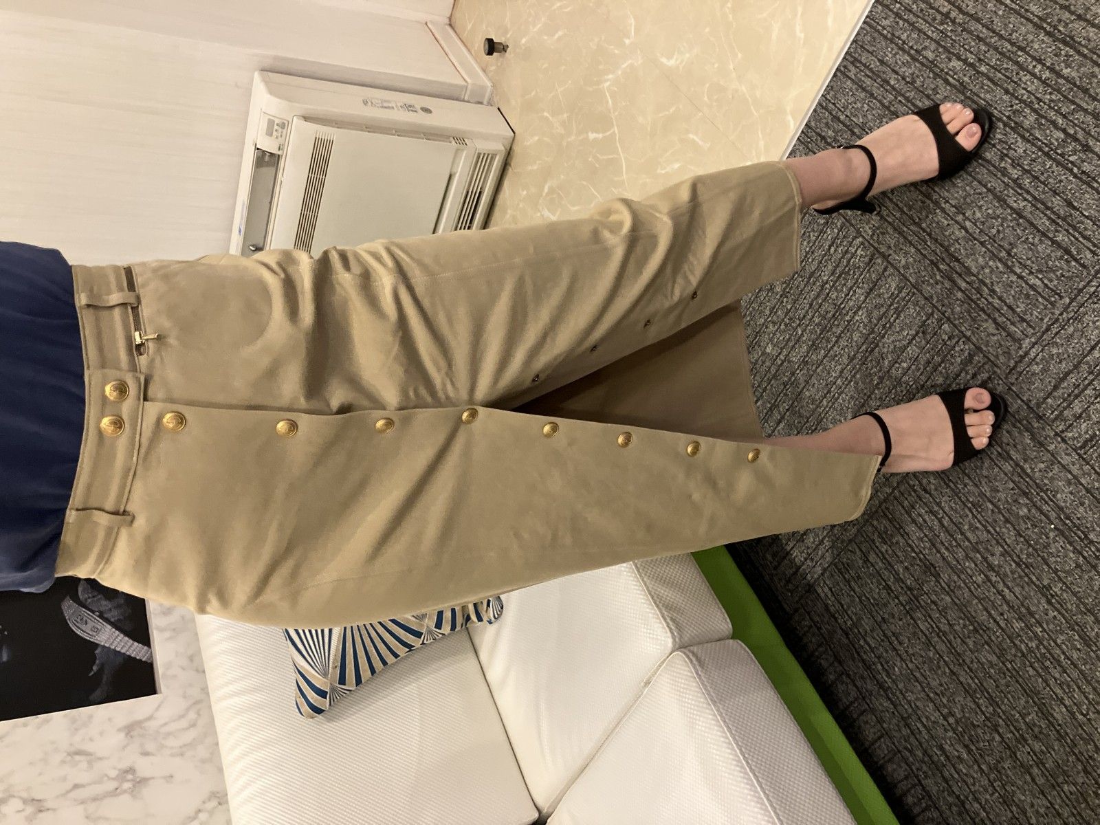 GUCCI グッチ 1994SS ロングスカート ペンシル Iライン ベージュ GUCCI グッチ 1994SS ロングスカート ペンシル Iライン ベージュ