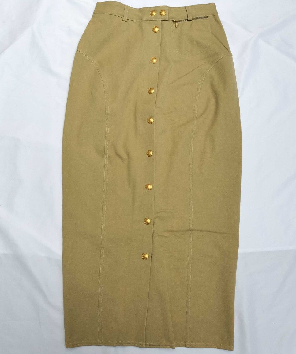 GUCCI グッチ 1994SS ロングスカート ペンシル Iライン ベージュ GUCCI グッチ 1994SS ロングスカート ペンシル Iライン ベージュ