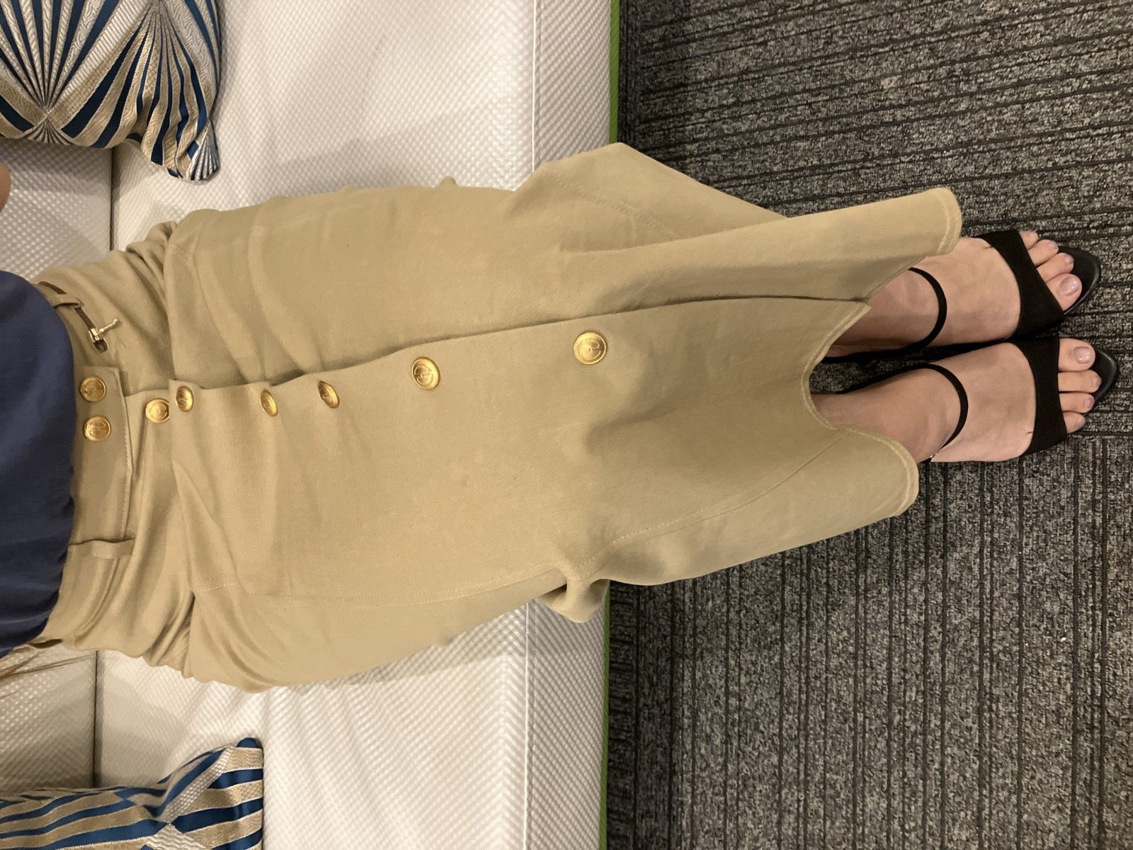 GUCCI グッチ 1994SS ロングスカート ペンシル Iライン ベージュ GUCCI グッチ 1994SS ロングスカート ペンシル Iライン ベージュ