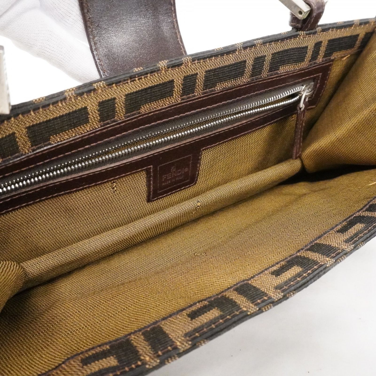 フェンディ(Fendi) フェンディ ハンドバッグ ズッカ ナイロン