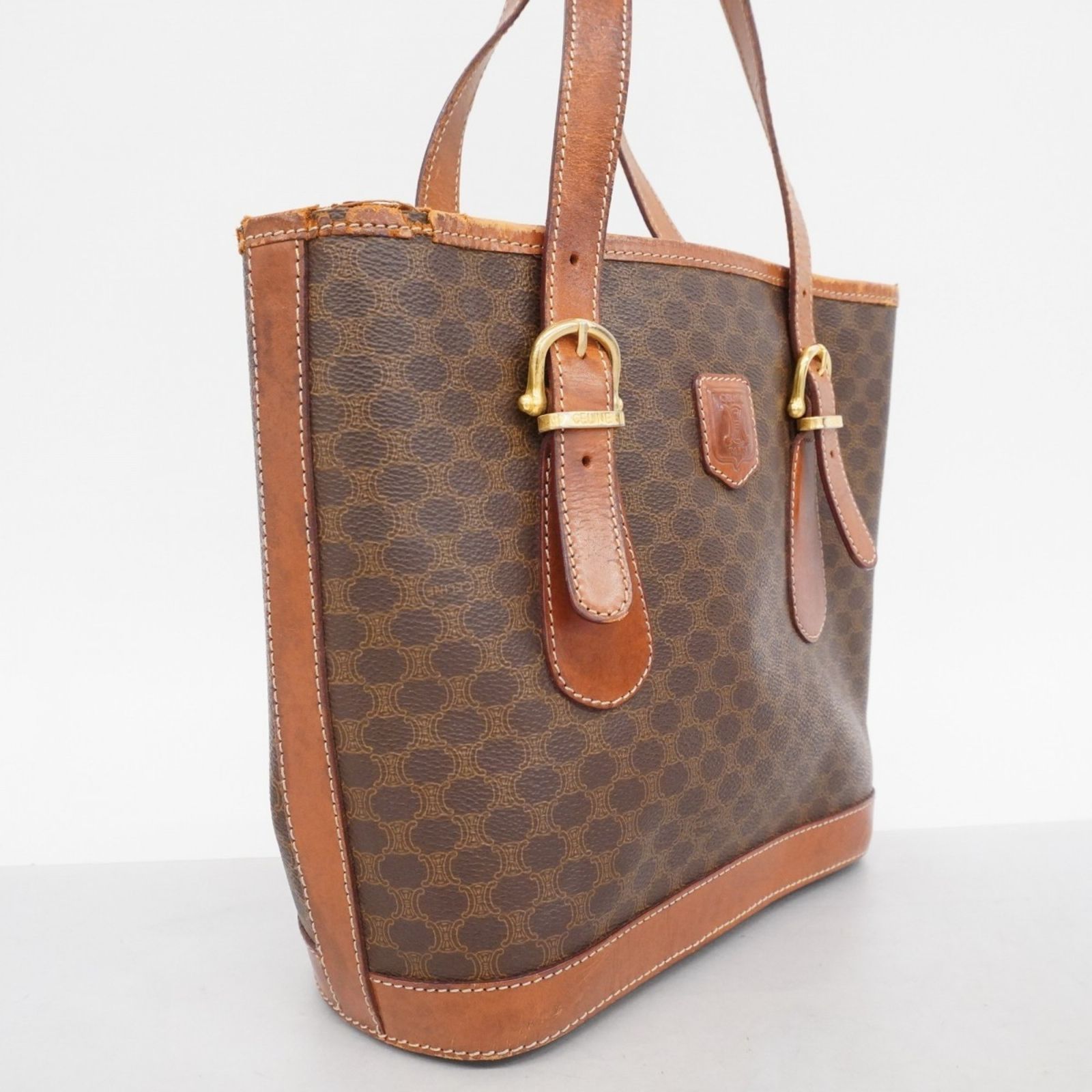 セリーヌ(Celine) セリーヌ トートバッグ マカダム ブラウン