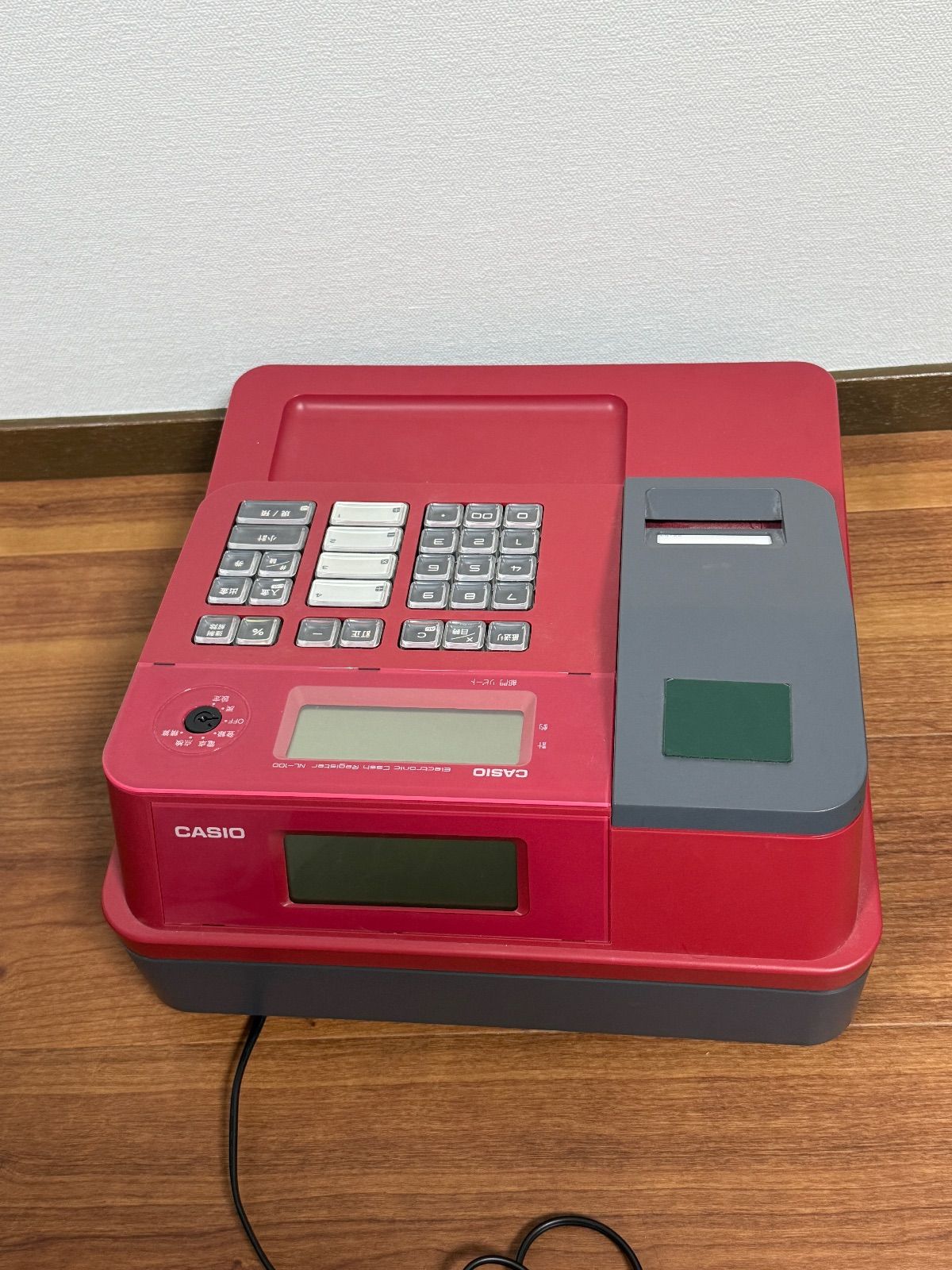 CASIO カシオ NL-100 電子レジスター レッド 店舗用品 - メルカリ