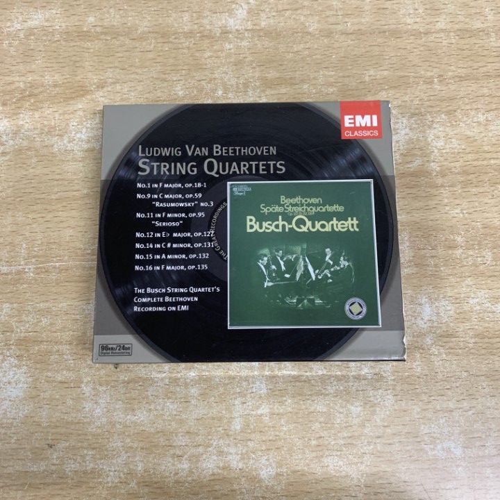 ○01)【1点限り!】BUSCH QUARTET/BEETHOVEN STRING QUARTETS