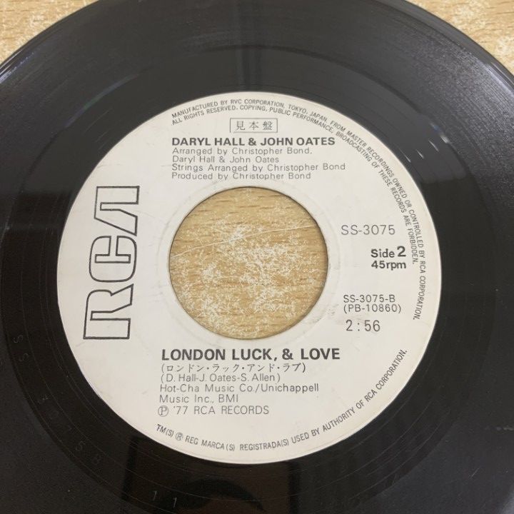 ○01)【1点限り!】【見本盤】Daryl Hall John Oates/Rich Girl/ダリル