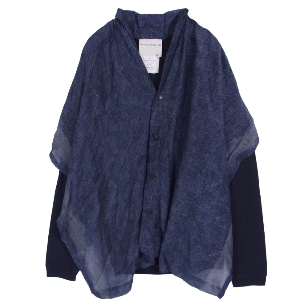 r*l様 極美品 ステファンシュナイダー カーディガンSTEPHAN SCHNE STEPHAN SCHNEIDER ステファンシュナイダー シルクストールドッキング