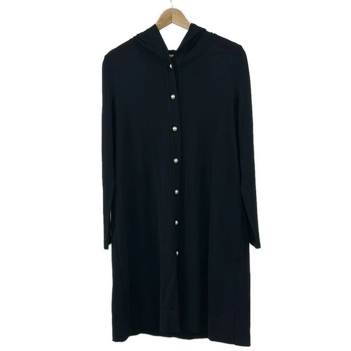 Rene(ルネ) カーディガン サイズ36 S レディース美品 - 黒 長袖/ロング