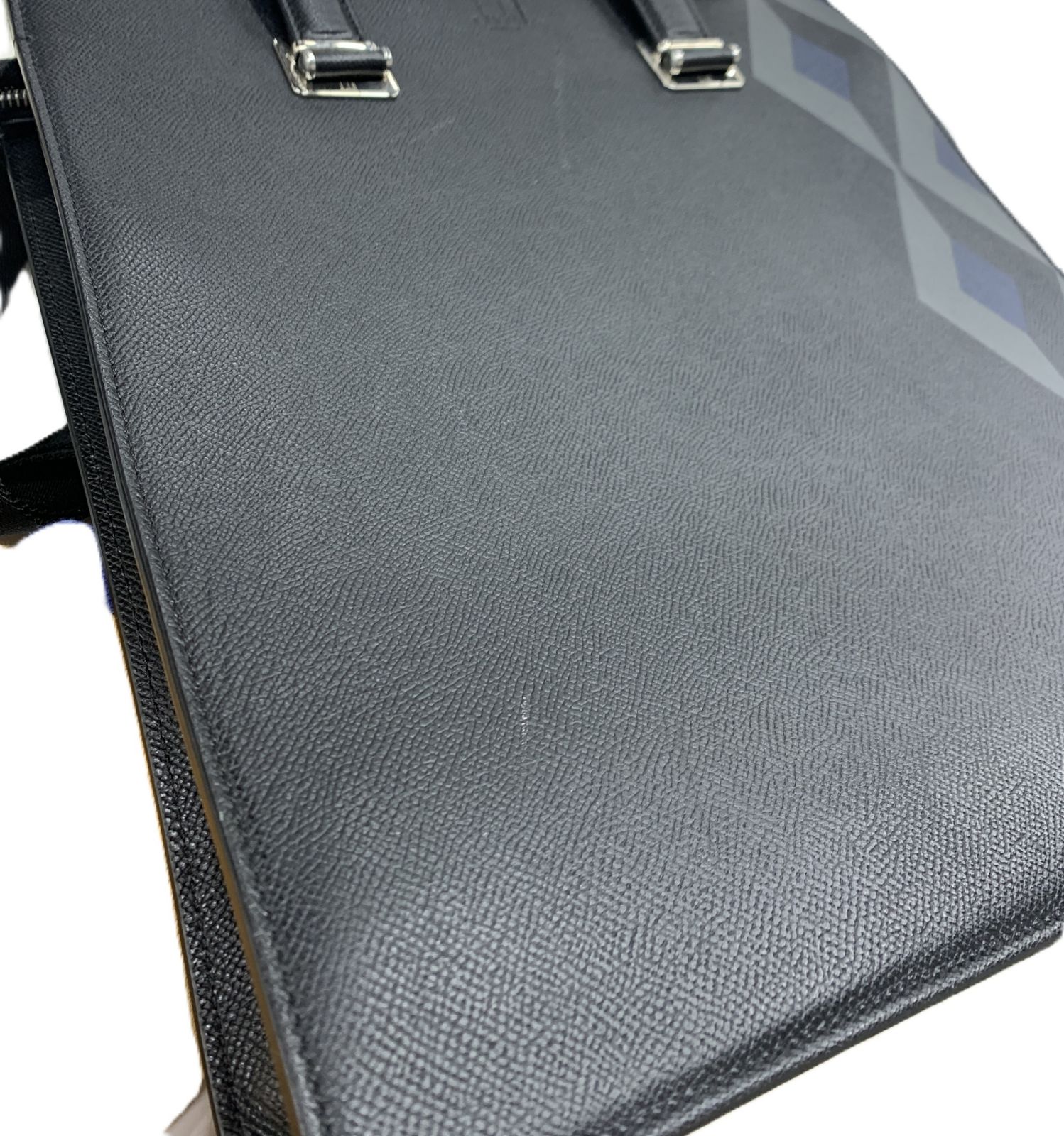 DUNHILL ダンヒル カドガン エンジンターン柄 2WAYバッグ ビジネス 