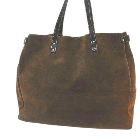 LOXWOOD ロックスウッド トートバッグ ブラウン 茶系 スエード - メルカリ