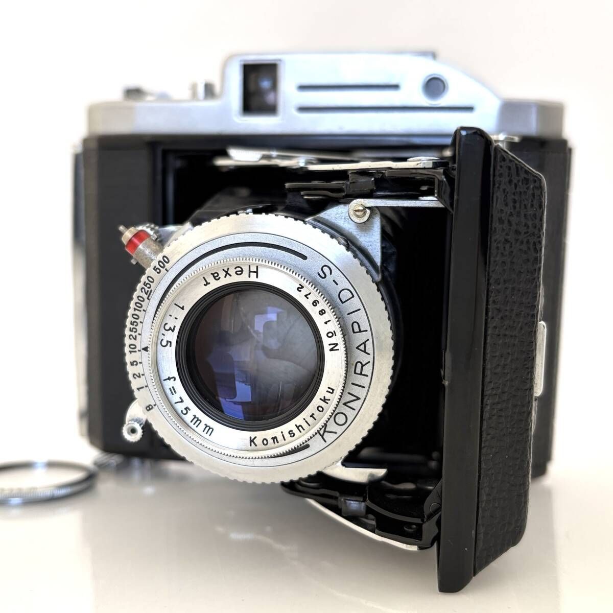 コニカ】KONICA Pearl II 蛇腹式 中判フィルムカメラ #R597 - メルカリ