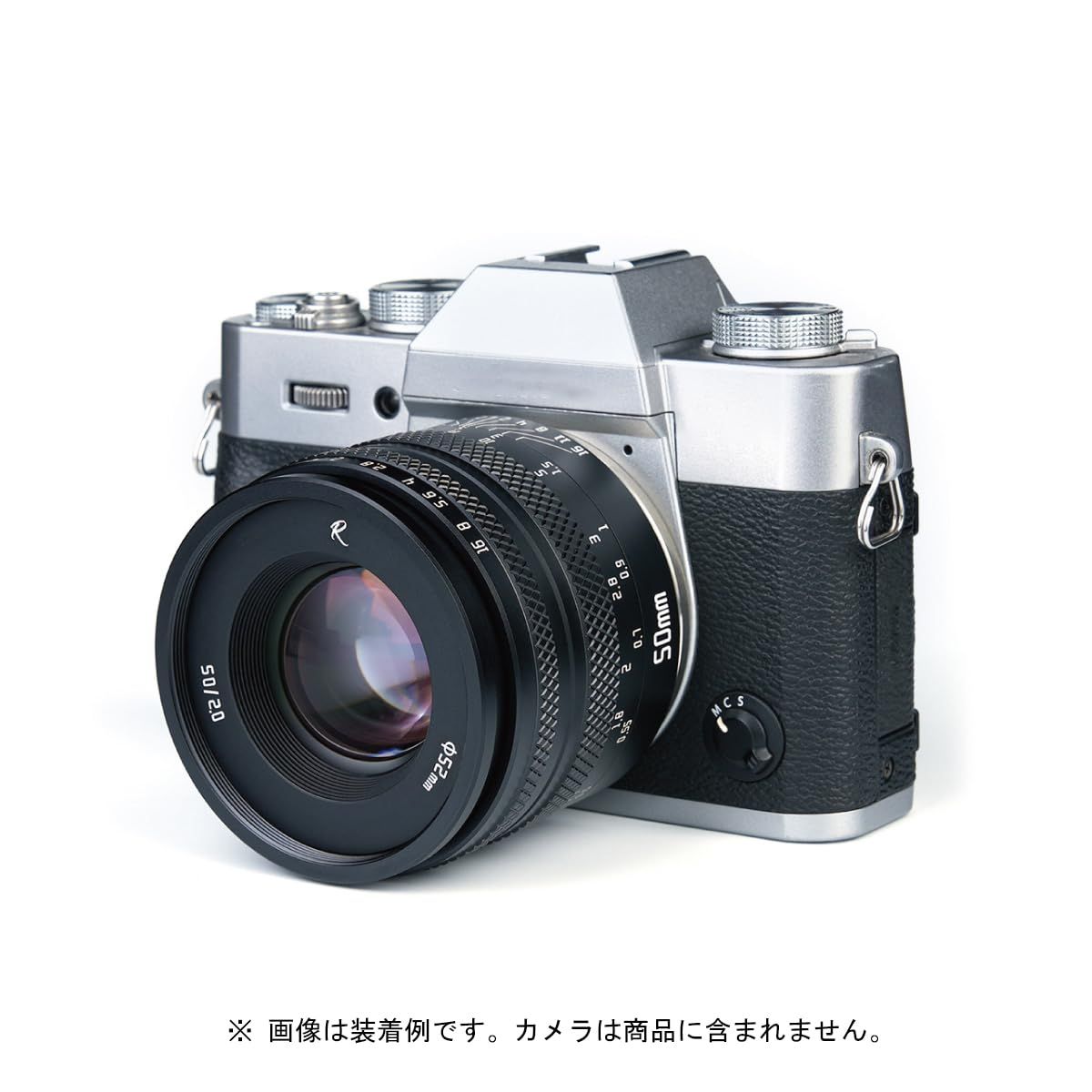 新品 AstrHori 50mm F2.0 Xマウント ブラック 標準レンズ 岩石星 【2年