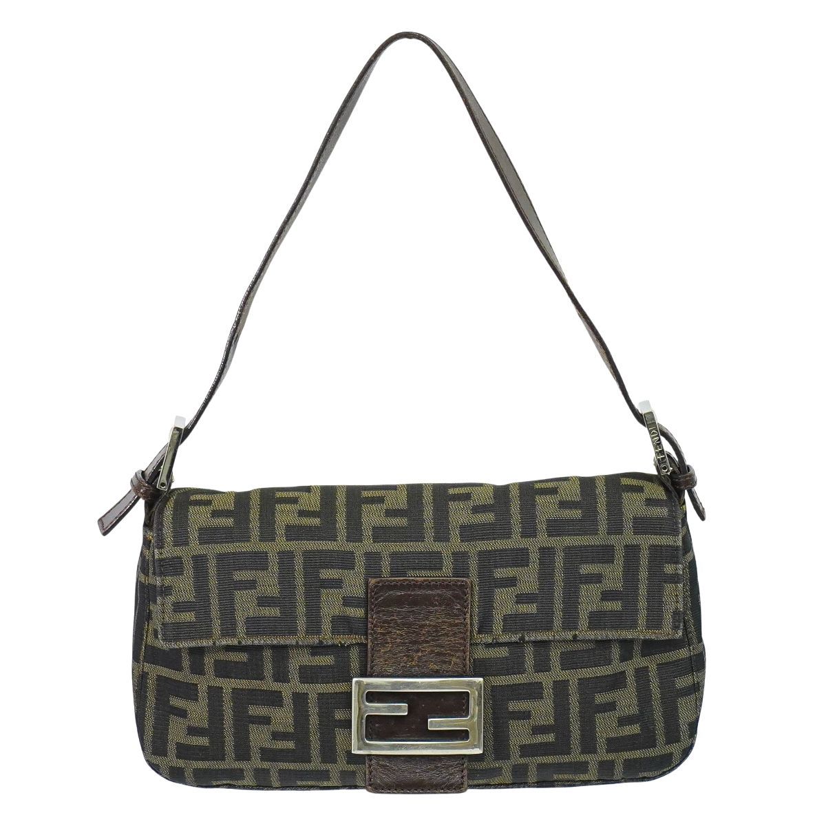 本物 フェンディ FENDI ズッカ マンマバケット ショルダーバッグ