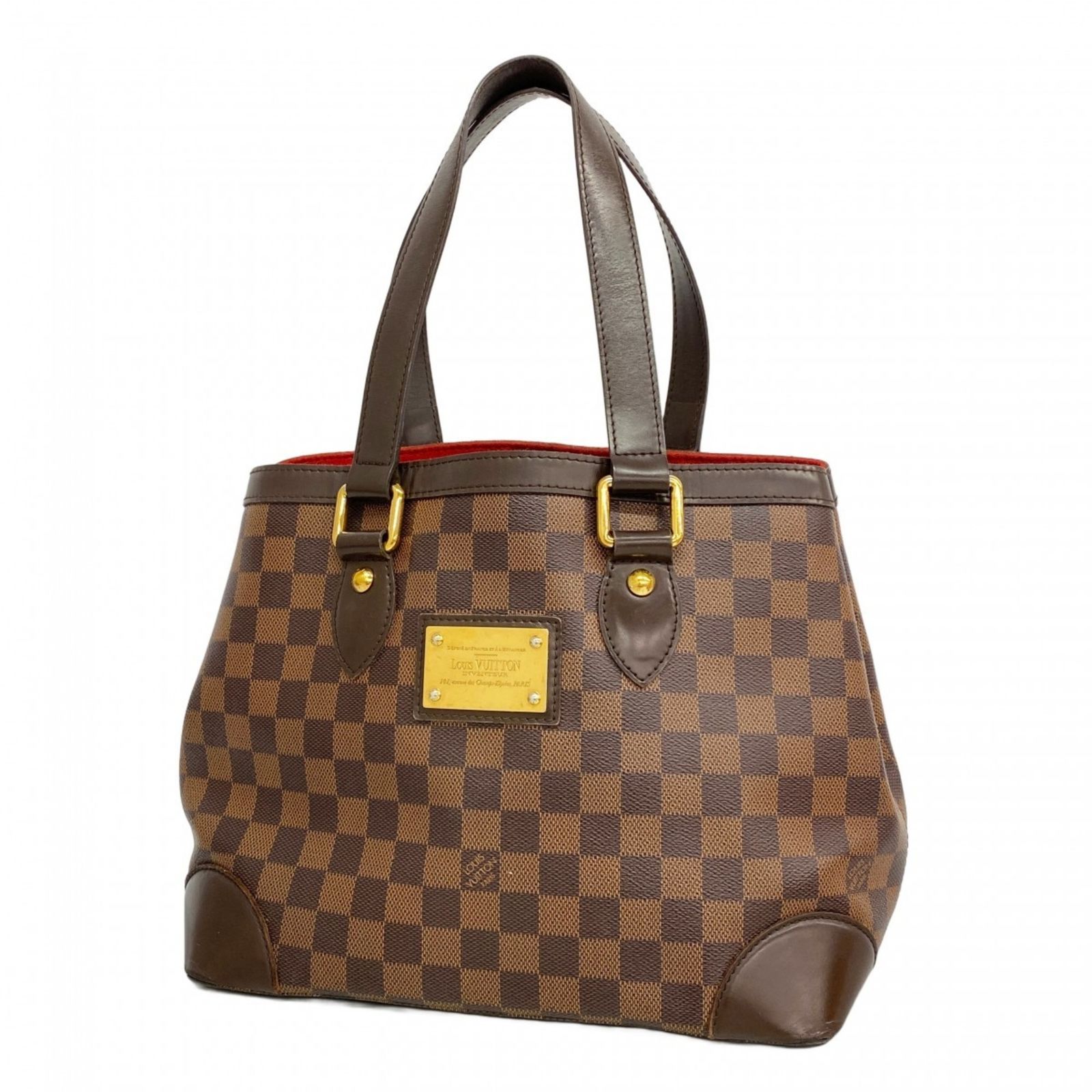 【超美品】　ルイヴィトン　ダミエ　エベヌ　ハムステッドPM　トートバッグ ルイ・ヴィトン(Louis Vuitton) ルイ・ヴィトン トートバッグ ダミエ