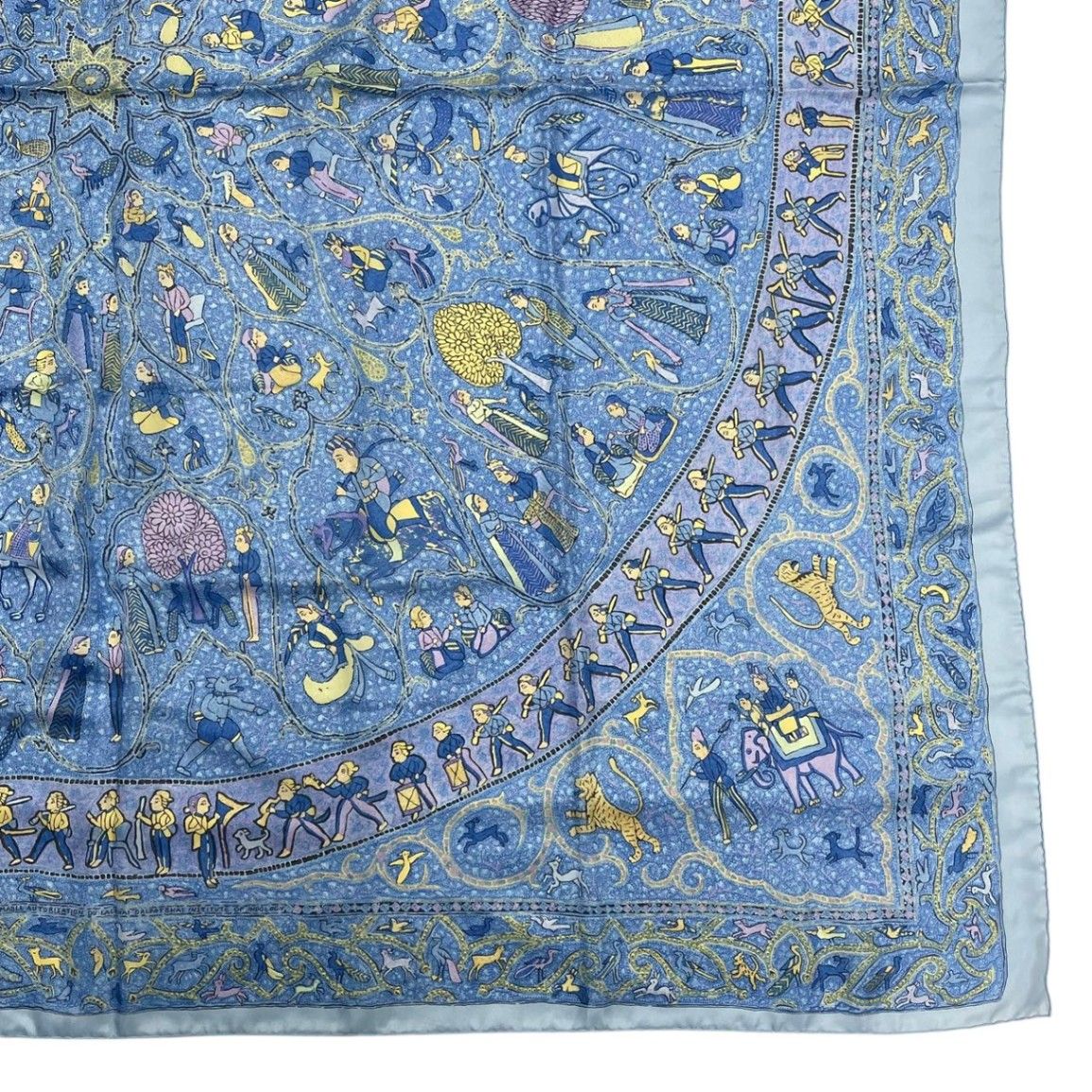 極美品 HERMES エルメス カレ ジェアン 140 Lalbhai ラルバイ 大判