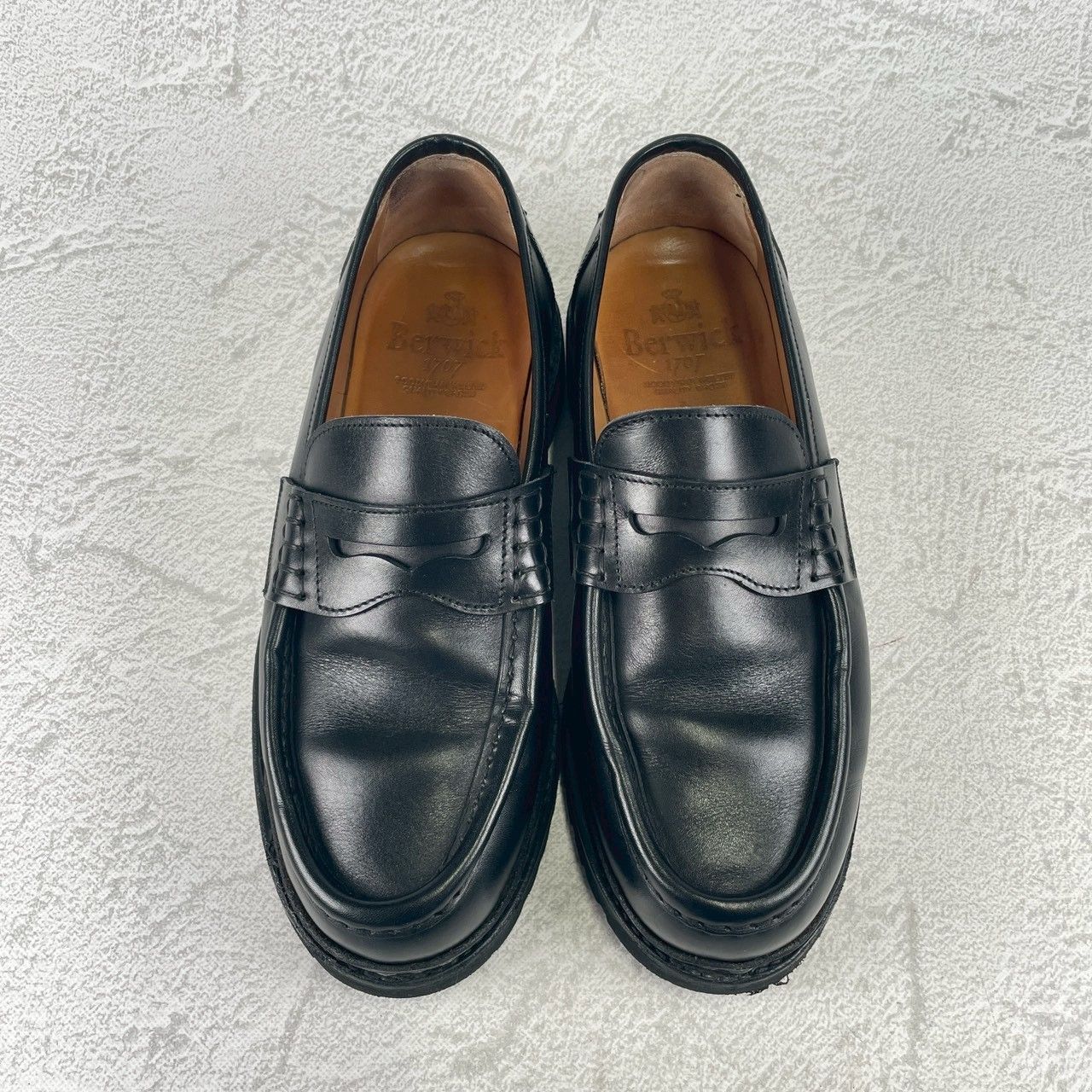 極美品】Berwick 1707 バーウィック 5293 コインローファー ビブラム