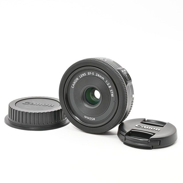 良品＞ Canon EF-S 24mm F2.8 STM｜薄型パンケーキレンズ｜軽量・高速
