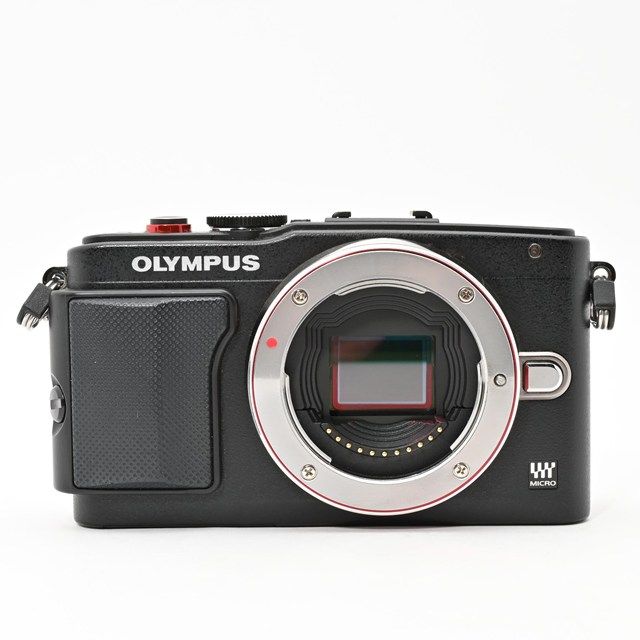 良品＞ OLYMPUS PEN Lite E-PL6 EZダブルズームキット ブラック｜小型