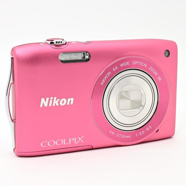 良品＞ Nikon COOLPIX S3300 ストロベリーピンク｜1600万画素