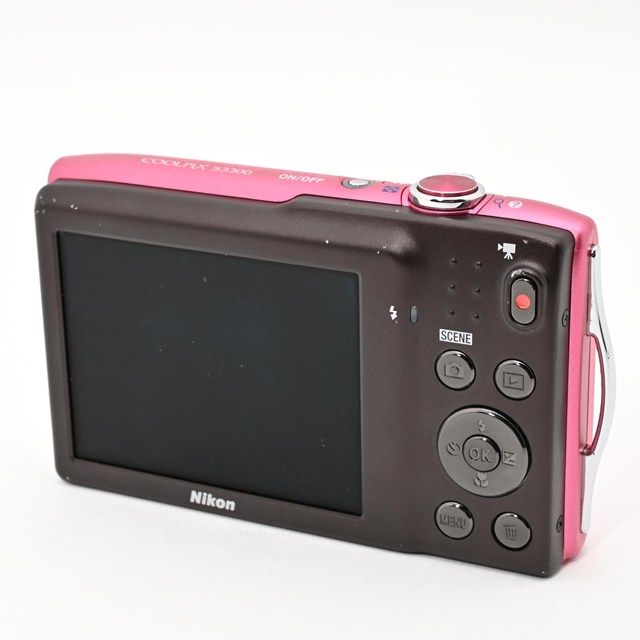 良品＞ Nikon COOLPIX S3300 ストロベリーピンク｜1600万画素