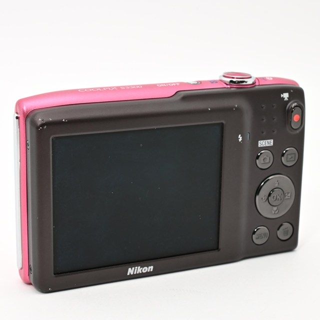良品＞ Nikon COOLPIX S3300 ストロベリーピンク｜1600万画素