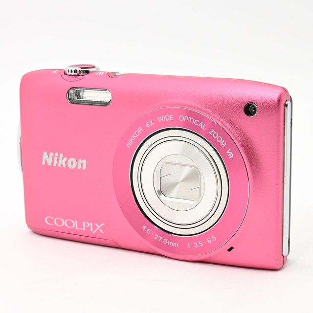 良品＞ Nikon COOLPIX S3300 ストロベリーピンク｜1600万画素