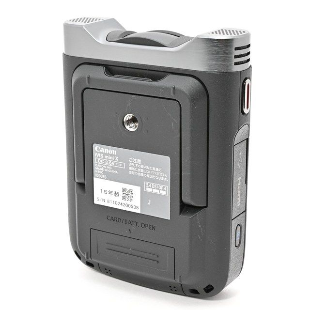 美品＞ Canon デジタルビデオカメラ iVIS mini X｜対角約170度超広角