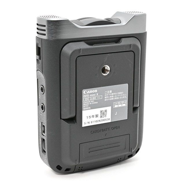 美品＞ Canon デジタルビデオカメラ iVIS mini X｜対角約170度超広角
