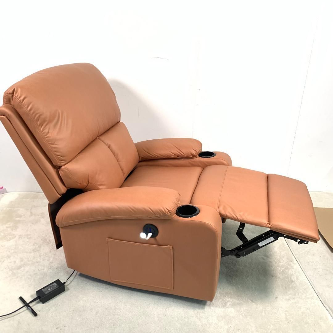 新品電動リクライニング ソファー 1人掛け 電動ソファー1712-220
