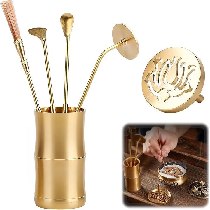 heizi 香道 お香道具 香炉 香型 灰押さえ 中国 お香セット お香作り (6