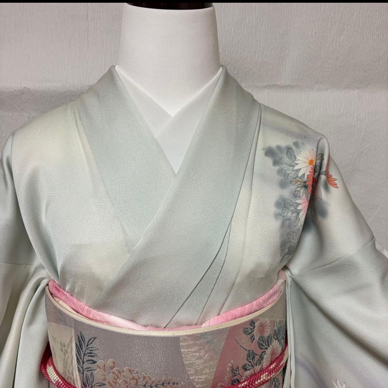 未使用近い 美品 袷 正絹 友禅 訪問着 フルセット - メルカリ