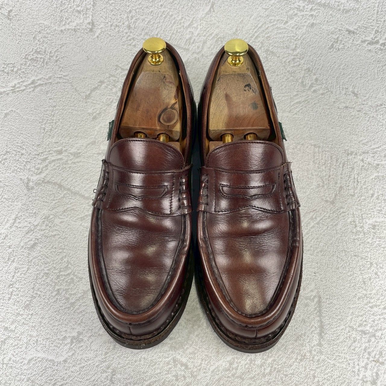 良品】PARABOOT パラブーツ REIMS ランス コインローファー 茶