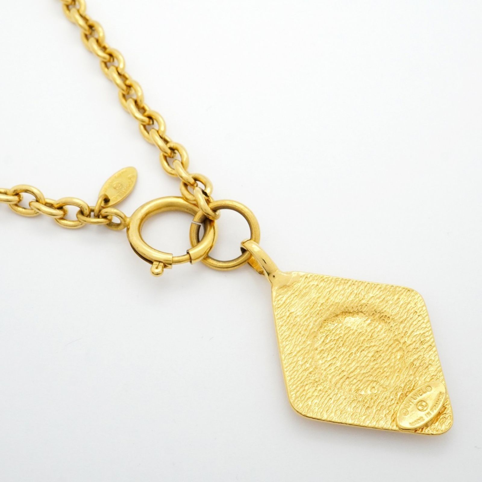 シャネル(Chanel) シャネル ネックレス ココマーク 菱形 GPメッキ